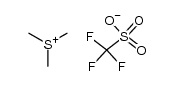 trimethylsulfonium triflate Structure