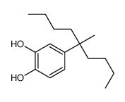 4-(5-methylnonan-5-yl)benzene-1,2-diol结构式