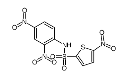 N-(2,4-dinitrophenyl)-5-nitrothiophene-2-sulfonamide Structure