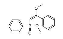[1-methoxy-2-[methoxy(phenyl)phosphoryl]ethenyl]benzene Structure