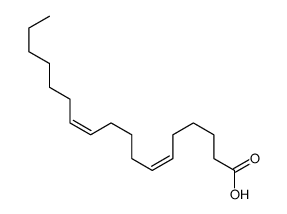 (6E,11E)-octadeca-6,11-dienoic acid结构式