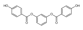 1,3-phenylene bis(4-hydroxybenzoate) Structure