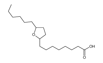 8-(5-hexyloxolan-2-yl)octanoic acid结构式