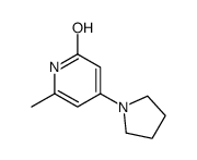 6-methyl-4-pyrrolidin-1-yl-1H-pyridin-2-one Structure