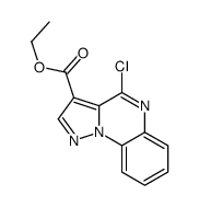 ethyl 4-chloropyrazolo[1,5-a]quinoxaline-3-carboxylate结构式