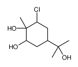 6-chloro-4-(2-hydroxypropan-2-yl)-1-methylcyclohexane-1,2-diol Structure