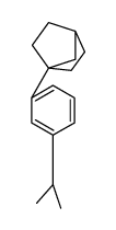 4-(3-tert-butylphenyl)bicyclo[2.2.1]heptane结构式
