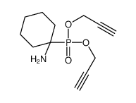 1-bis(prop-2-ynoxy)phosphorylcyclohexan-1-amine结构式