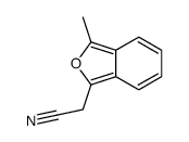 2-(3-methyl-2-benzofuran-1-yl)acetonitrile结构式