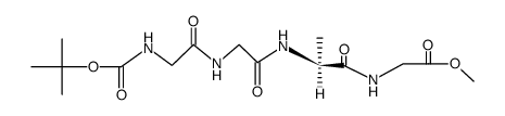 Boc-Gly-Gly-Ala-Gly-OMe结构式