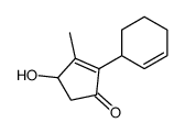 2-cyclohex-2-en-1-yl-4-hydroxy-3-methylcyclopent-2-en-1-one Structure