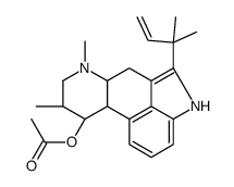 2-(1,1-Dimethyl-2-propenyl)-6,8β-dimethylergolin-9β-ol acetate结构式