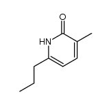 6-propyl-3-methyl-2(1H)-pyridinone Structure