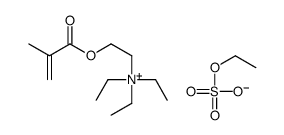 triethyl[2-[(2-methyl-1-oxoallyl)oxy]ethyl]ammonium ethyl sulphate结构式