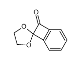 ethylene glycol monoketal of benzocyclobutenedione Structure