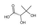 (2S)-2,3-dihydroxy-3-methylbutanoic acid结构式