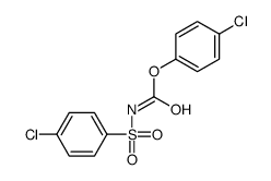 (4-chlorophenyl) N-(4-chlorophenyl)sulfonylcarbamate Structure