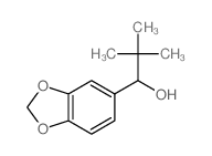 1,3-Benzodioxole-5-methanol,a-(1,1-dimethylethyl)- Structure