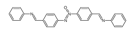 bis-[4-(phenylimino-methyl)-phenyl]-diazene-N-oxide Structure