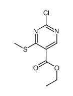 ethyl 2-chloro-4-methylsulfanylpyrimidine-5-carboxylate Structure