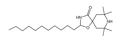 2-undecyl-7,7,9,9-tetramethyl-1-oxa-3,8-diaza-4-oxo-spiro[4.5]decane Structure