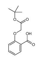 2-[2-[(2-methylpropan-2-yl)oxy]-2-oxoethoxy]benzoic acid结构式