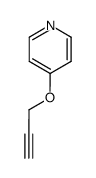 4-(prop-2-yn-1-yloxy)pyridine结构式