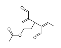 [(3R)-4-formyl-3-(3-oxoprop-1-en-2-yl)hex-4-enyl] acetate结构式