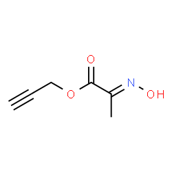 Propanoic acid, 2-(hydroxyimino)-, 2-propynyl ester, (2E)- (9CI)结构式