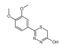 2-(3,4-dimethoxyphenyl)-4H-1,3,4-thiadiazin-5-one Structure