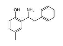 2-(1-amino-2-phenylethyl)-4-methylphenol结构式