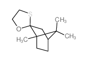 Spiro[bicyclo[2.2.1]heptane-2,2'-[1,3]oxathiolane], 1,7,7-trimethyl-结构式