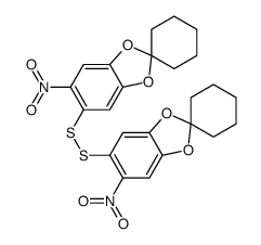 5,5'-dithiobis[6-nitrospiro[1,3-benzodioxole-2,1'-cyclohexane]] picture