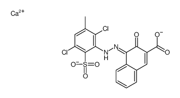 calcium 4-[(2,5-dichloro-3-methyl-6-sulphonatophenyl)azo]-3-hydroxy-2-naphthoate structure