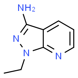 1-ethyl-1H-pyrazolo[3,4-b]pyridin-3-ylamine structure