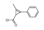 2-Cyclopropene-1-carbonylchloride,2-methyl-3-phenyl-(9CI)结构式