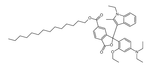 tetradecyl 3-[4-(diethylamino)-2-ethoxyphenyl]-3-(1-ethyl-2-methyl-1H-indol-3-yl)-1,3-dihydro-1-oxoisobenzofuran-5-carboxylate picture