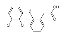 2-[(2,3-Dichlorophenyl)amino]benzeneacetic acid结构式