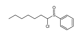 1-chloroheptyl phenyl sulfoxide Structure