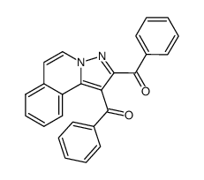 1,2-Dibenzoylpyrazolo[5,1-a]isoquinoline Structure