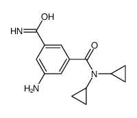 1,3-Benzenedicarboxamide,5-amino-N,N-dicyclopropyl-(9CI)结构式