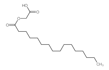 Hexadecanoic acid,carboxymethyl ester structure