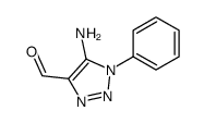 5-amino-1-phenyltriazole-4-carbaldehyde结构式