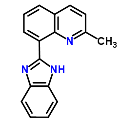 8-(benzimidazol-2-yl)quinaldine Structure