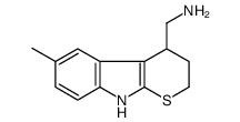 (6-methyl-2,3,4,9-tetrahydrothiopyrano[2,3-b]indol-4-yl)methanamine Structure