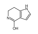 6,7-二氢-1H-吡咯并[3,2-c]吡啶-4(5H)-酮结构式