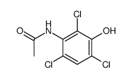 acetic acid-(2,4,6-trichloro-3-hydroxy-anilide) Structure