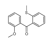 2-METHOXY-2'-METHYLTHIOBENZOPHENONE结构式