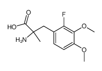 2-amino-3-(2-fluoro-3,4-dimethoxyphenyl)-2-methylpropanoic acid结构式