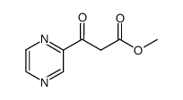 methyl 3-oxo-3-(pyrazin-2-yl)propanoate结构式